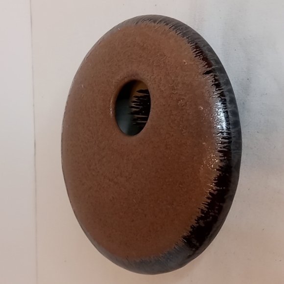 coyote Roadhouse Art Pottery Collectible Flower Frog Utsuwa Mark - Picture 3 of 7